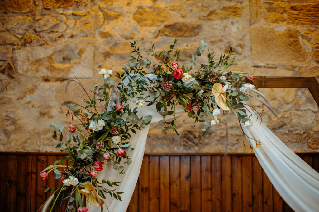Jill & Mark At Rosebery Steading