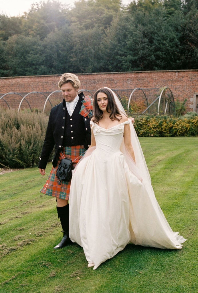 Structured wedding dresses | Walled Garden wedding