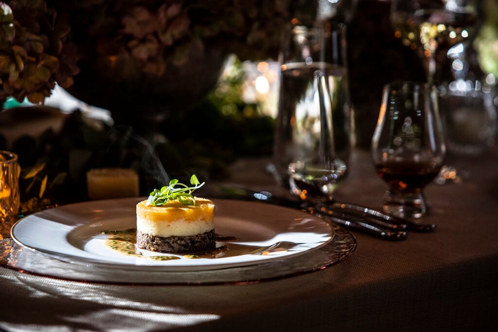 Haggis, neeps & tatties